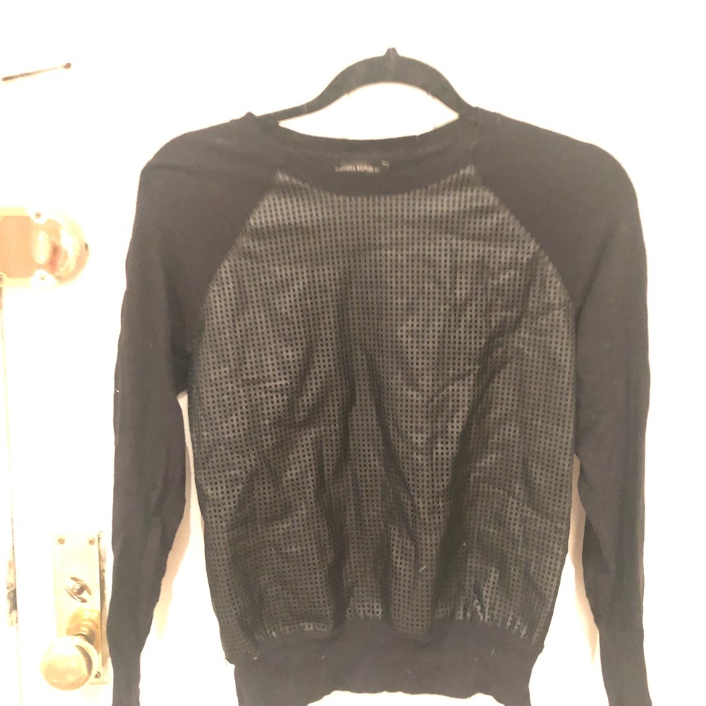 Black texture Banana Republic sweater xs